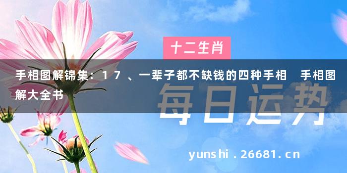 手相图解锦集:17、一辈子都不缺钱的四种手相 手相图解大全书